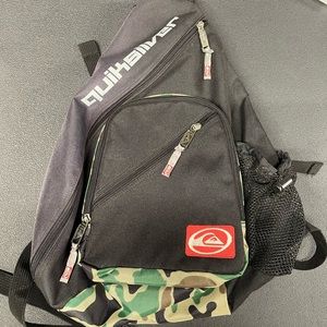 Quicksilver cross body sling backpack